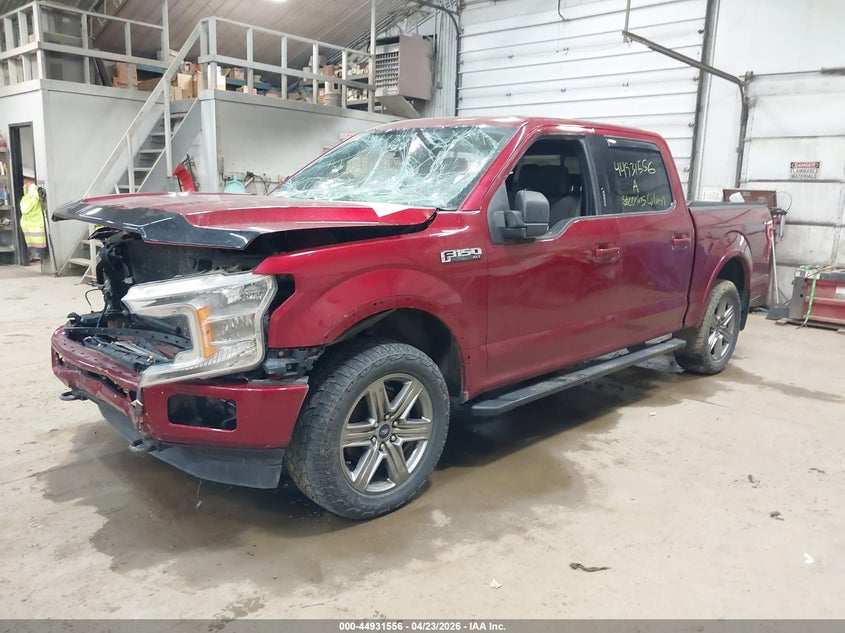 2018 Ford F-150 VIN 1FTEW1EP8JFE08633 IAAI salvage auction — FRONT END, Salvage Title, sold $3,250 on 2026-07-19 (photo 2)