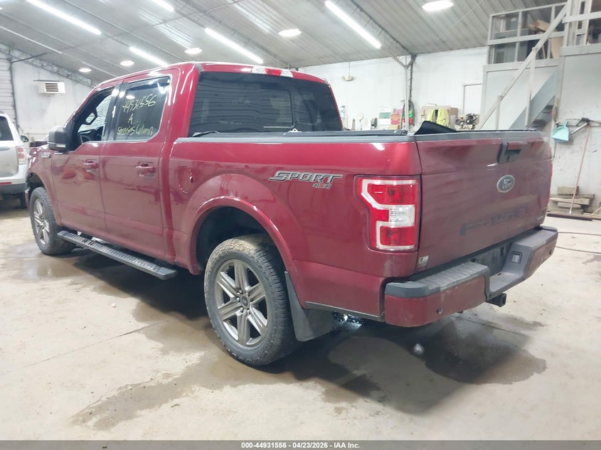 2018 Ford F-150 VIN 1FTEW1EP8JFE08633 IAAI salvage auction — FRONT END, Salvage Title, sold $3,250 on 2026-07-19 (photo 3)