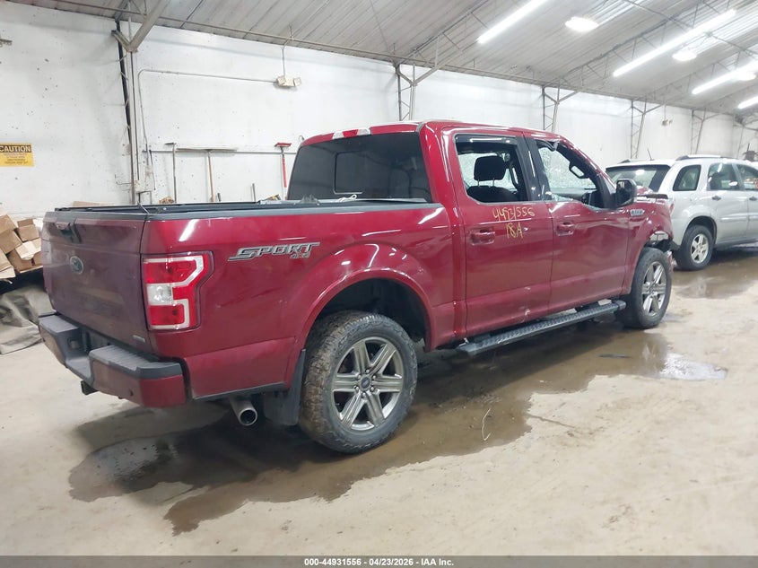 2018 Ford F-150 VIN 1FTEW1EP8JFE08633 IAAI salvage auction — FRONT END, Salvage Title, sold $3,250 on 2026-07-19 (photo 4)