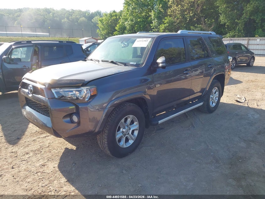 2016 Toyota 4runner VIN JTEBU5JR3G5300020 IAAI salvage auction — RIGHT FRONT, Clear (Tennessee), sold $8,350 on 2026-07-15 (photo 2)