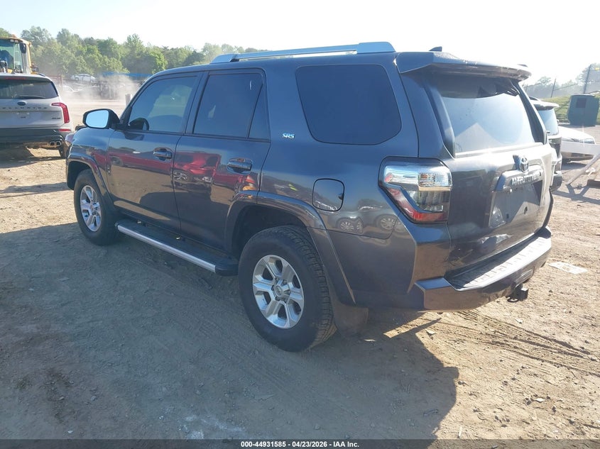 2016 Toyota 4runner VIN JTEBU5JR3G5300020 IAAI salvage auction — RIGHT FRONT, Clear (Tennessee), sold $8,350 on 2026-07-15 (photo 3)