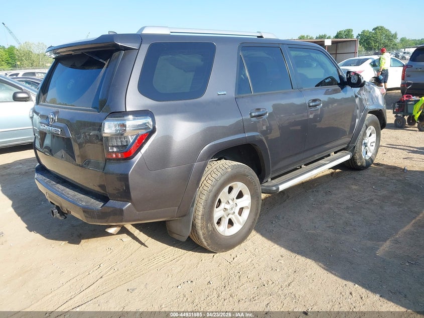 2016 Toyota 4runner VIN JTEBU5JR3G5300020 IAAI salvage auction — RIGHT FRONT, Clear (Tennessee), sold $8,350 on 2026-07-15 (photo 4)