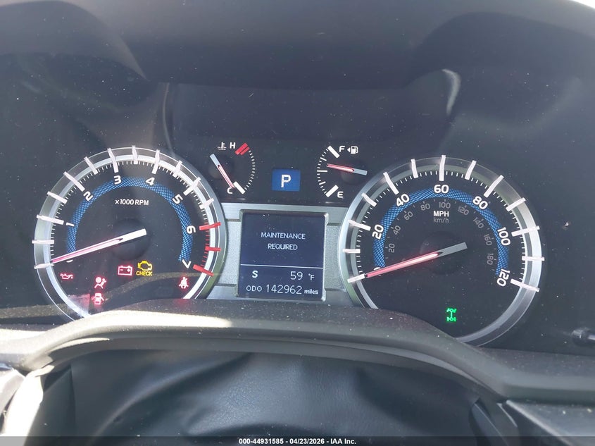 2016 Toyota 4runner VIN JTEBU5JR3G5300020 IAAI salvage auction — RIGHT FRONT, Clear (Tennessee), sold $8,350 on 2026-07-15 (photo 7)