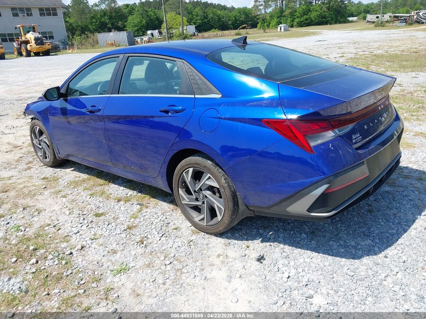 2025 Hyundai Elantra VIN KMHLP4DGXSU960523 IAAI salvage auction — LEFT FRONT, Certificate Of Destruction (Florida), sold $7,600 on 2026-07-16 (photo 3)