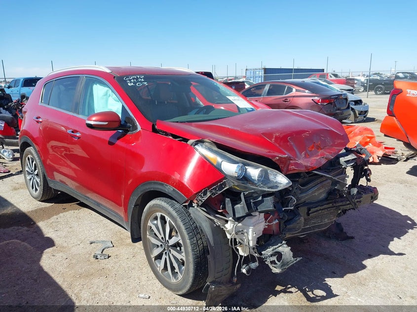 2019 Kia Sportage VIN KNDPN3AC2K7535173 IAAI salvage auction — FRONT END, Salvage Title, sold $1,150 on 2026-07-21 (photo 1)
