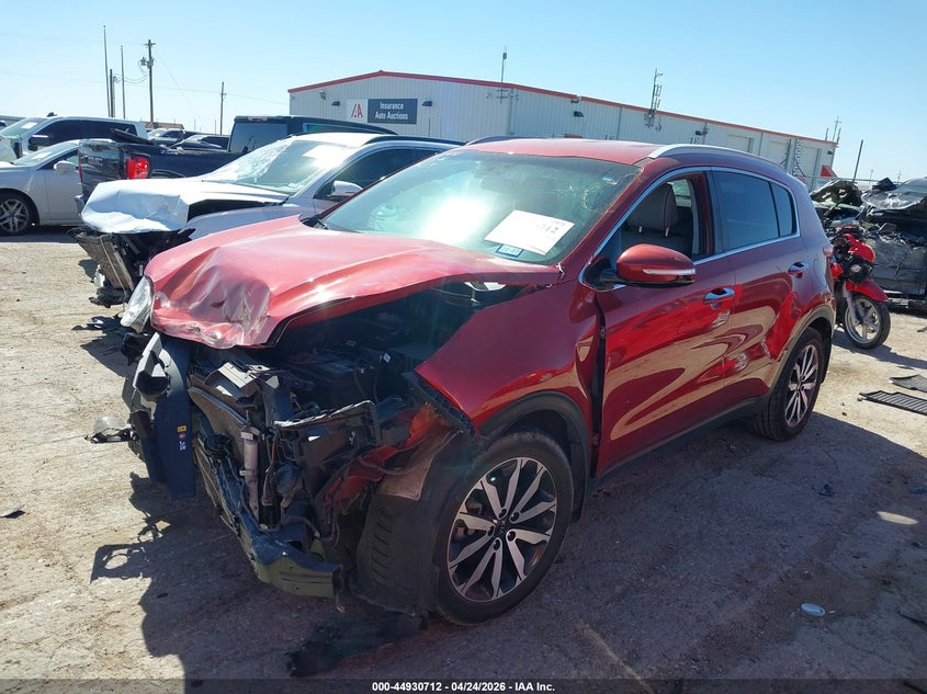 2019 Kia Sportage VIN KNDPN3AC2K7535173 IAAI salvage auction — FRONT END, Salvage Title, sold $1,150 on 2026-07-21 (photo 2)
