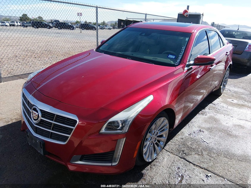 2014 Cadillac Cts VIN 1G6AX5SX9E0177499 IAAI salvage auction — SIDE, Salvage Title, sold $3,550 on 2026-07-12 (photo 2)