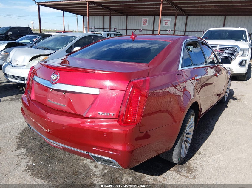 2014 Cadillac Cts VIN 1G6AX5SX9E0177499 IAAI salvage auction — SIDE, Salvage Title, sold $3,550 on 2026-07-12 (photo 4)