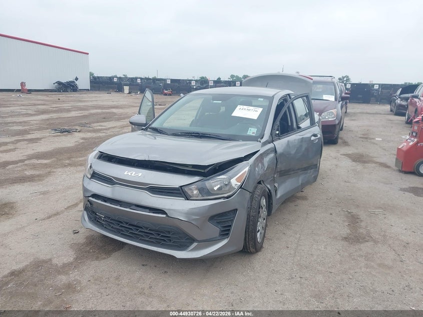 2022 Kia Rio VIN 3KPA24AD7NE462660 IAAI salvage auction — SIDE, Salvage (Texas), sold $2,050 on 2026-07-09 (photo 2)