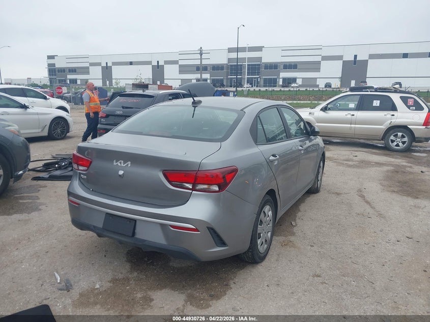 2022 Kia Rio VIN 3KPA24AD7NE462660 IAAI salvage auction — SIDE, Salvage (Texas), sold $2,050 on 2026-07-09 (photo 4)