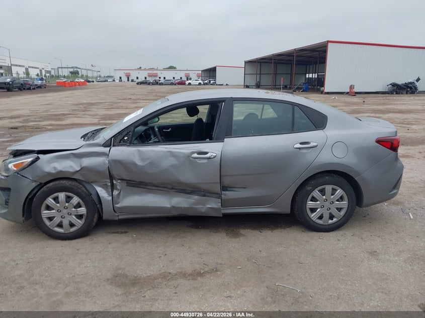 2022 Kia Rio VIN 3KPA24AD7NE462660 IAAI salvage auction — SIDE, Salvage (Texas), sold $2,050 on 2026-07-09 (photo 6)