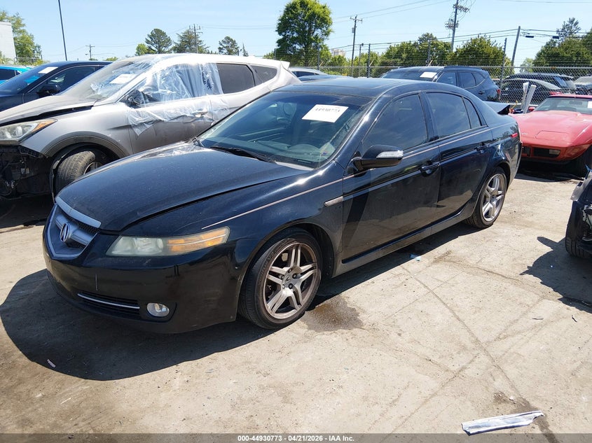 2008 Acura Tl VIN 19UUA66228A022504 IAAI salvage auction — REAR END, Salvage (North Carolina), sold $375 on 2026-07-09 (photo 2)