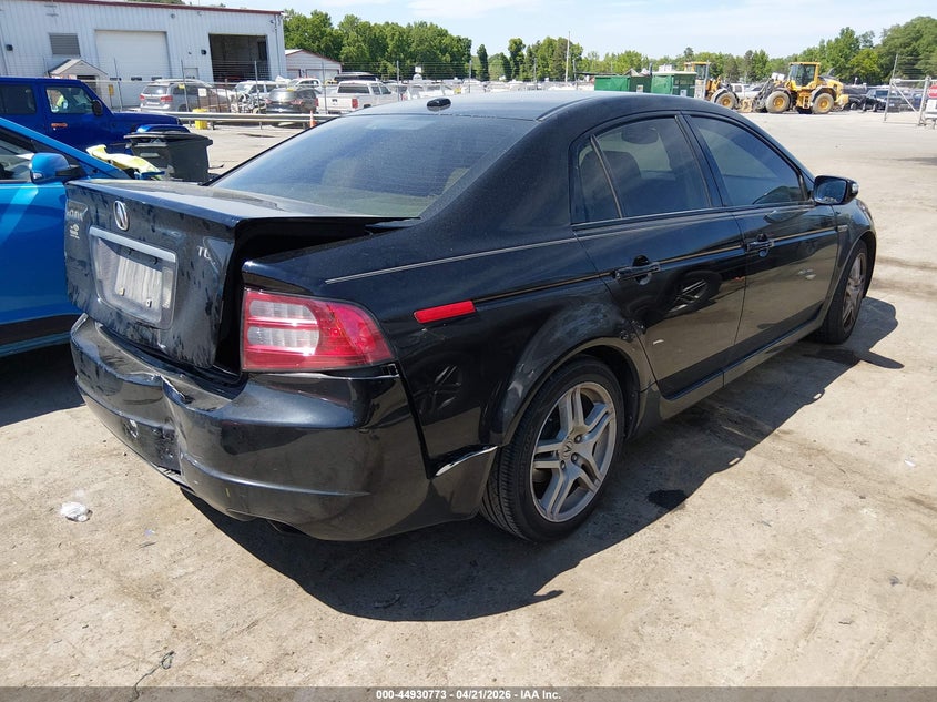 2008 Acura Tl VIN 19UUA66228A022504 IAAI salvage auction — REAR END, Salvage (North Carolina), sold $375 on 2026-07-09 (photo 4)