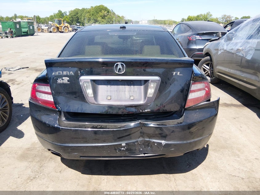 2008 Acura Tl VIN 19UUA66228A022504 IAAI salvage auction — REAR END, Salvage (North Carolina), sold $375 on 2026-07-09 (photo 6)