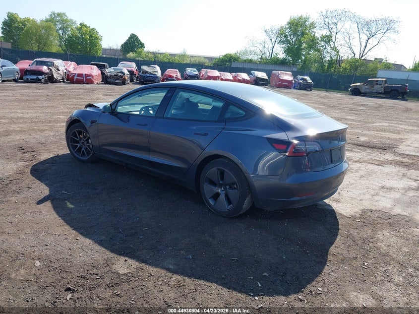2023 Tesla Model 3 VIN 5YJ3E1EA7PF503378 IAAI salvage auction — FRONT END, Salvage (New Jersey), sold $6,100 on 2026-07-26 (photo 3)