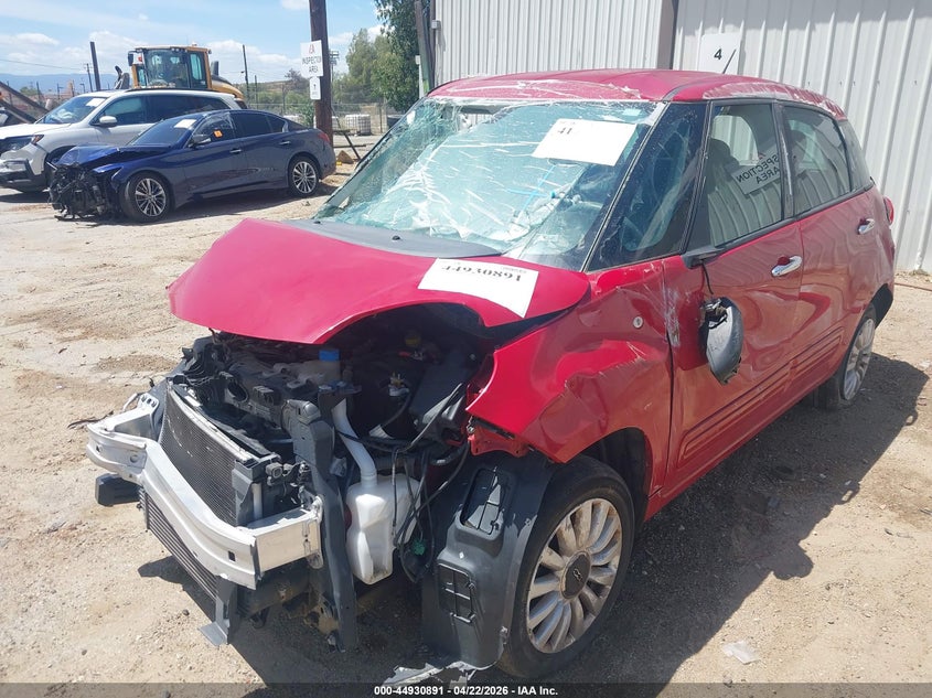 2014 Fiat 500l VIN ZFBCFABH7EZ027691 IAAI salvage auction — FRONT END, Salvage (California), sold $200 on 2026-07-28 (photo 2)