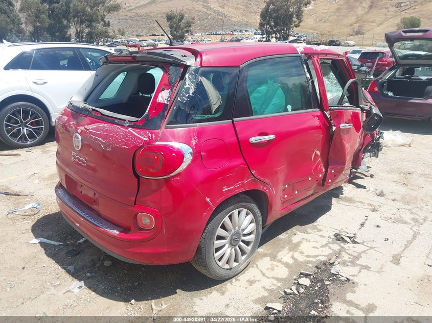 2014 Fiat 500l VIN ZFBCFABH7EZ027691 IAAI salvage auction — FRONT END, Salvage (California), sold $200 on 2026-07-28 (photo 4)
