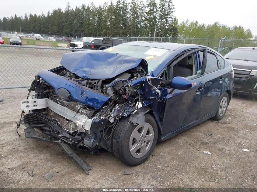 2011 Toyota Prius VIN JTDKN3DU9B0280173 IAAI salvage auction — BIO HAZARD, Bill Of Sale (Washington), sold $550 on 2026-07-15 (photo 2)
