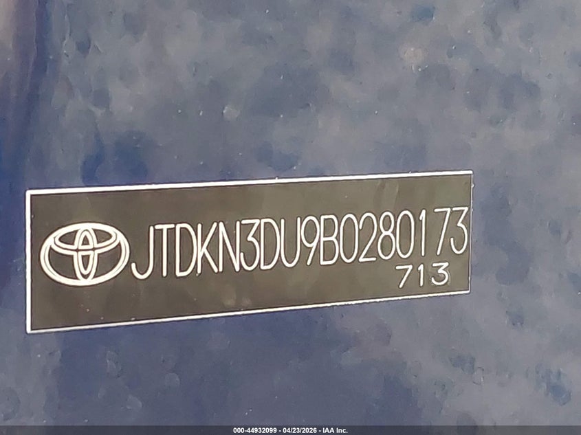 2011 Toyota Prius VIN JTDKN3DU9B0280173 IAAI salvage auction — BIO HAZARD, Bill Of Sale (Washington), sold $550 on 2026-07-15 (photo 9)