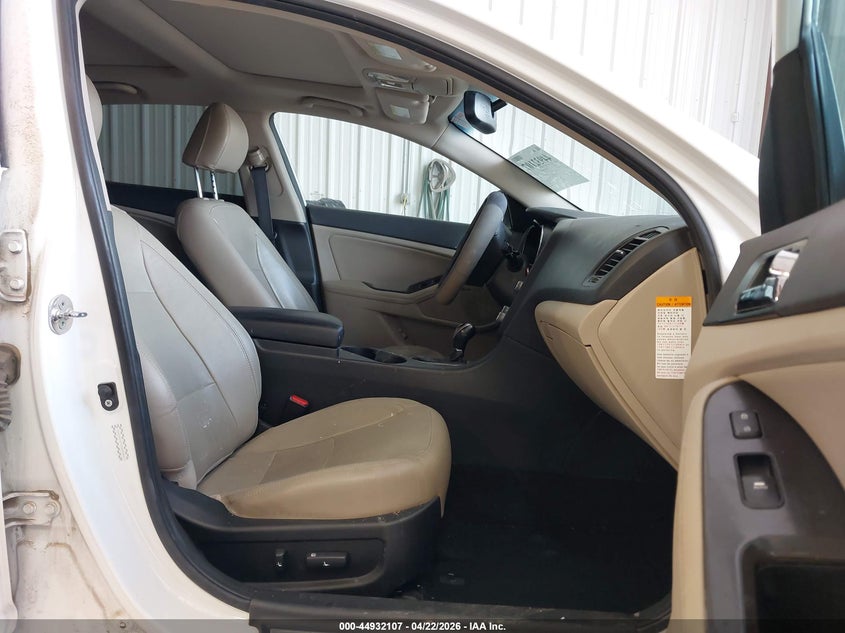 2013 Kia Optima VIN KNAGM4AD7D5042313 IAAI salvage auction — NORMAL WEAR, Clear (Texas), sold $100 on 2026-07-29 (photo 5)