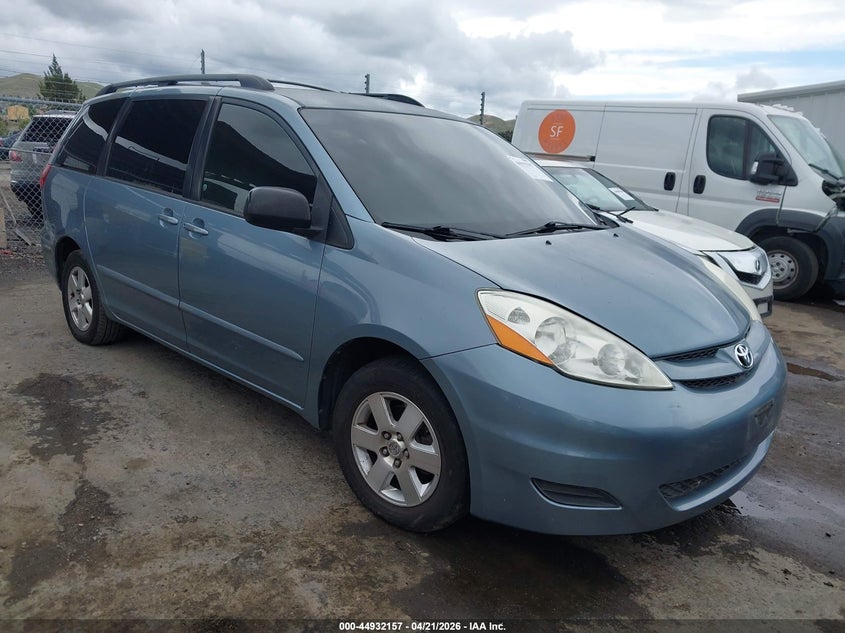 2006 Toyota Sienna VIN 5TDZA23C86S437353 IAAI salvage auction — INTERIOR BURN, Non-Repairable (California), sold $600 on 2026-07-23 (photo 1)