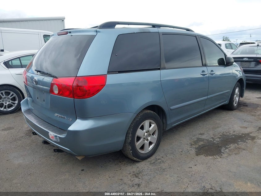 2006 Toyota Sienna VIN 5TDZA23C86S437353 IAAI salvage auction — INTERIOR BURN, Non-Repairable (California), sold $600 on 2026-07-23 (photo 4)