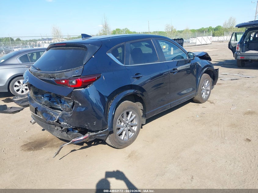 2025 Mazda Cx-5 VIN JM3KFBBL8S0539034 IAAI salvage auction — FRONT & REAR, Salvage Title, sold $6,600 on 2026-07-14 (photo 4)