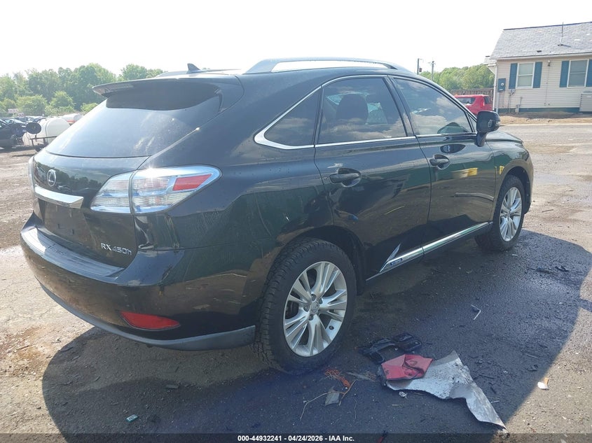 2012 Lexus Rx VIN JTJBC1BA5C2424419 IAAI salvage auction — UNKNOWN, Salvage (Virginia), sold $2,250 on 2026-07-10 (photo 4)