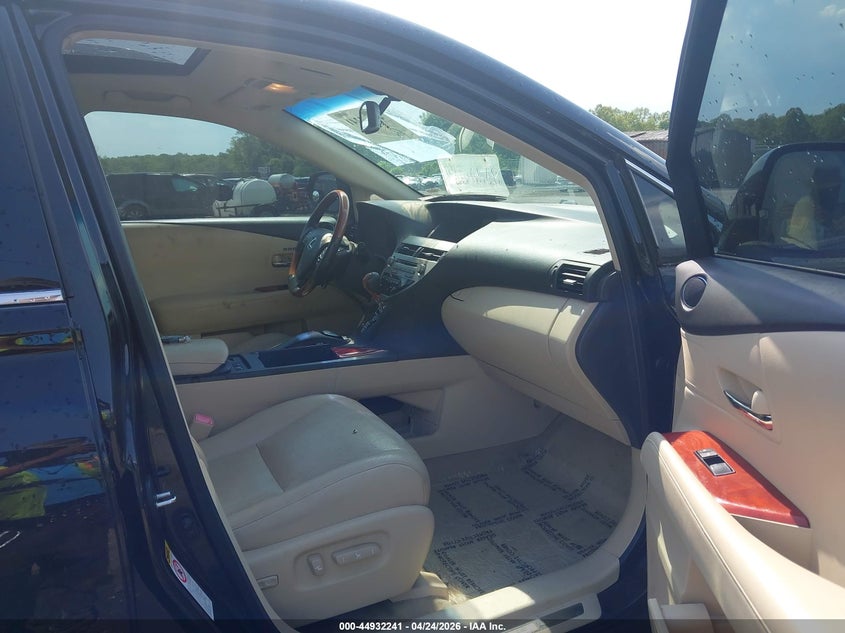 2012 Lexus Rx VIN JTJBC1BA5C2424419 IAAI salvage auction — UNKNOWN, Salvage (Virginia), sold $2,250 on 2026-07-10 (photo 5)