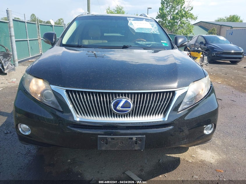 2012 Lexus Rx VIN JTJBC1BA5C2424419 IAAI salvage auction — UNKNOWN, Salvage (Virginia), sold $2,250 on 2026-07-10 (photo 6)