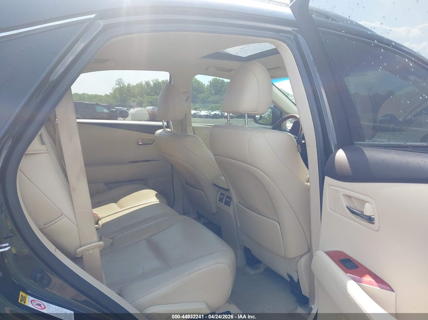 2012 Lexus Rx VIN JTJBC1BA5C2424419 IAAI salvage auction — UNKNOWN, Salvage (Virginia), sold $2,250 on 2026-07-10 (photo 8)