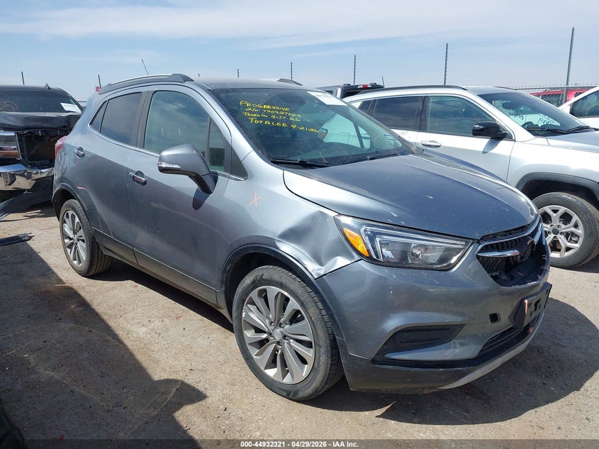 2019 Buick Encore VIN KL4CJASB2KB836991 IAAI salvage auction — FRONT END, Original (Texas), sold $1,000 on 2026-07-21 (photo 1)
