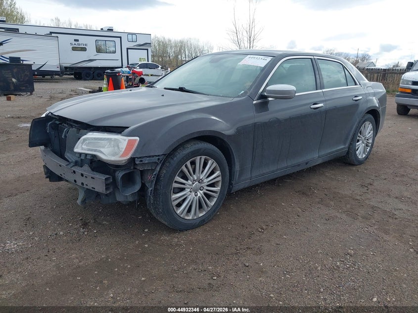 2013 Chrysler 300c VIN 2C3CCAKT6DH599557 IAAI salvage auction — FRONT END, Clear (Wyoming), sold $1,050 on 2026-07-08 (photo 2)