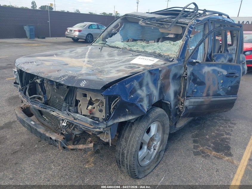 2005 Toyota Land cruiser VIN JTEHT05J852077654 IAAI salvage auction — ALL OVER, Salvage (California), sold $325 on 2026-07-13 (photo 2)