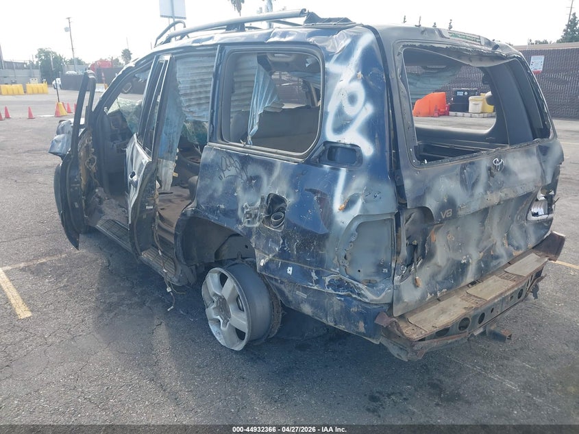 2005 Toyota Land cruiser VIN JTEHT05J852077654 IAAI salvage auction — ALL OVER, Salvage (California), sold $325 on 2026-07-13 (photo 3)