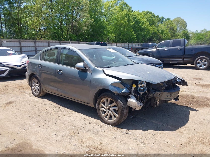 2012 Mazda 3 VIN JM1BL1V74C1530885 IAAI salvage auction — FRONT END, Salvage (Tennessee), sold $300 on 2026-07-15 (photo 1)