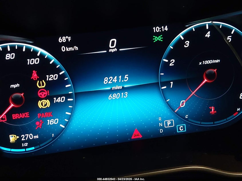 2021 Mercedes-benz Glc VIN W1N0G8EB1MF992567 IAAI salvage auction — BIOHAZARD/CHEMICAL, Salvage Title, sold $11,000 on 2026-07-15 (photo 7)