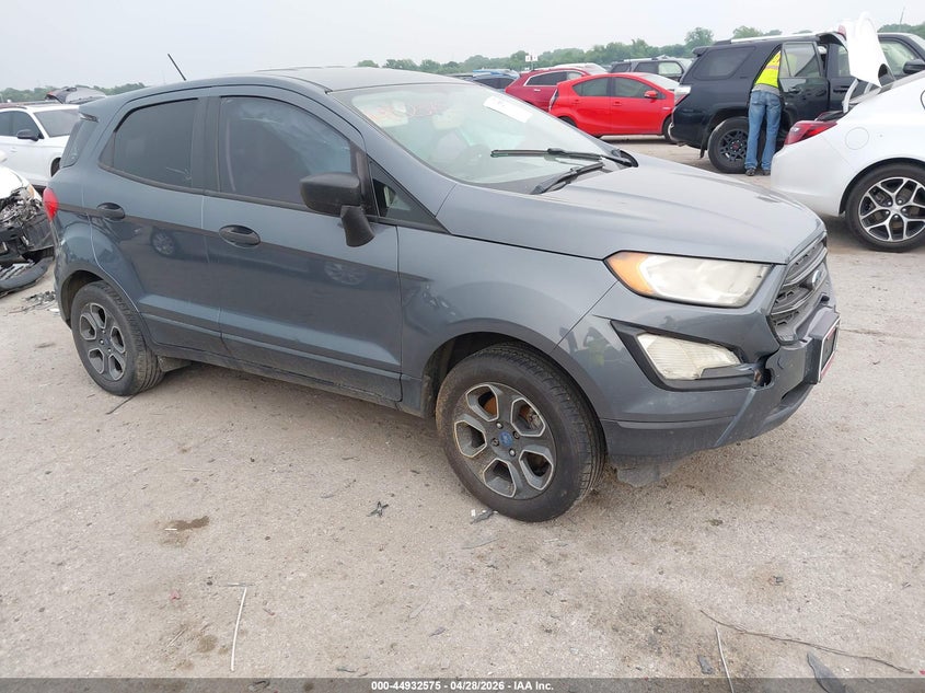 2018 Ford Ecosport VIN MAJ3P1RE9JC176855 IAAI salvage auction — FRONT & REAR, Salvage (Texas), sold $850 on 2026-07-28 (photo 1)