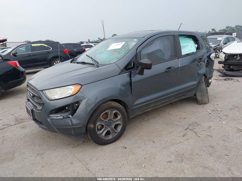 2018 Ford Ecosport VIN MAJ3P1RE9JC176855 IAAI salvage auction — FRONT & REAR, Salvage (Texas), sold $850 on 2026-07-28 (photo 2)