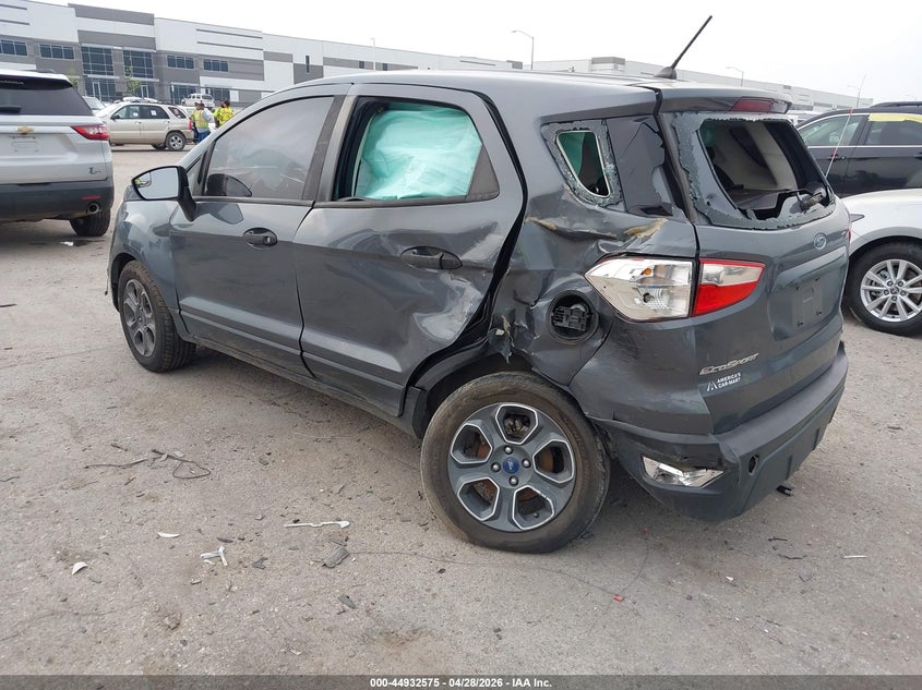 2018 Ford Ecosport VIN MAJ3P1RE9JC176855 IAAI salvage auction — FRONT & REAR, Salvage (Texas), sold $850 on 2026-07-28 (photo 3)