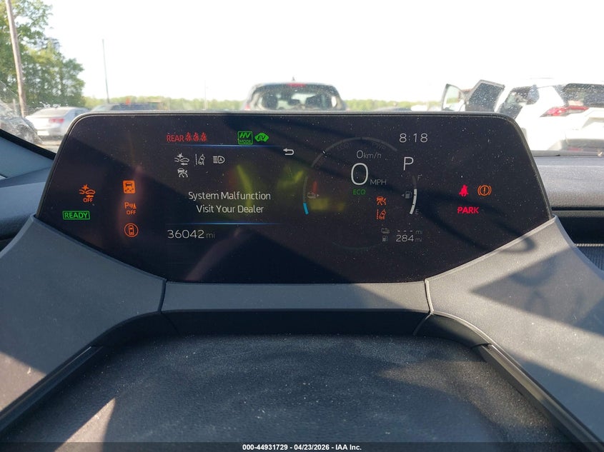 2023 Toyota Prius VIN JTDACACU3P3002334 IAAI salvage auction — FRONT & REAR, Wait Title, sold $8,975 on 2026-07-22 (photo 7)