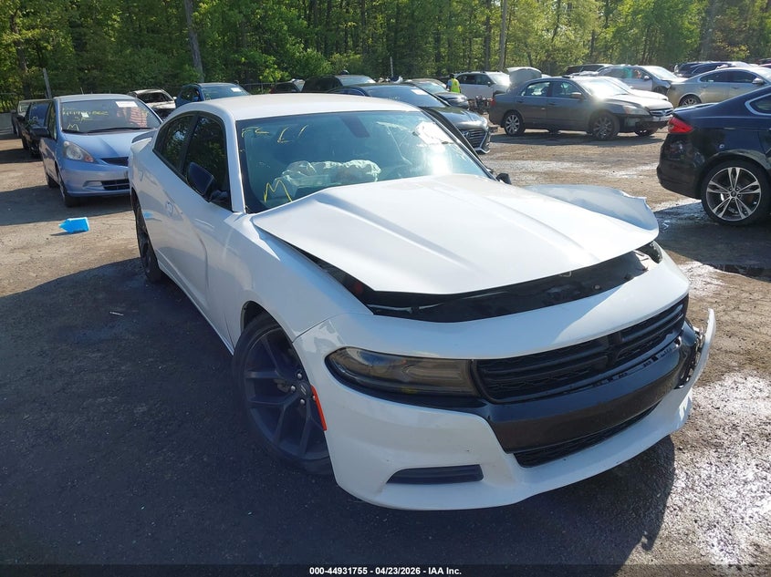 2020 Dodge Charger VIN 2C3CDXBGXLH176675 IAAI salvage auction — LEFT SIDE, Salvage Title, sold $2,150 on 2026-08-01 (photo 1)