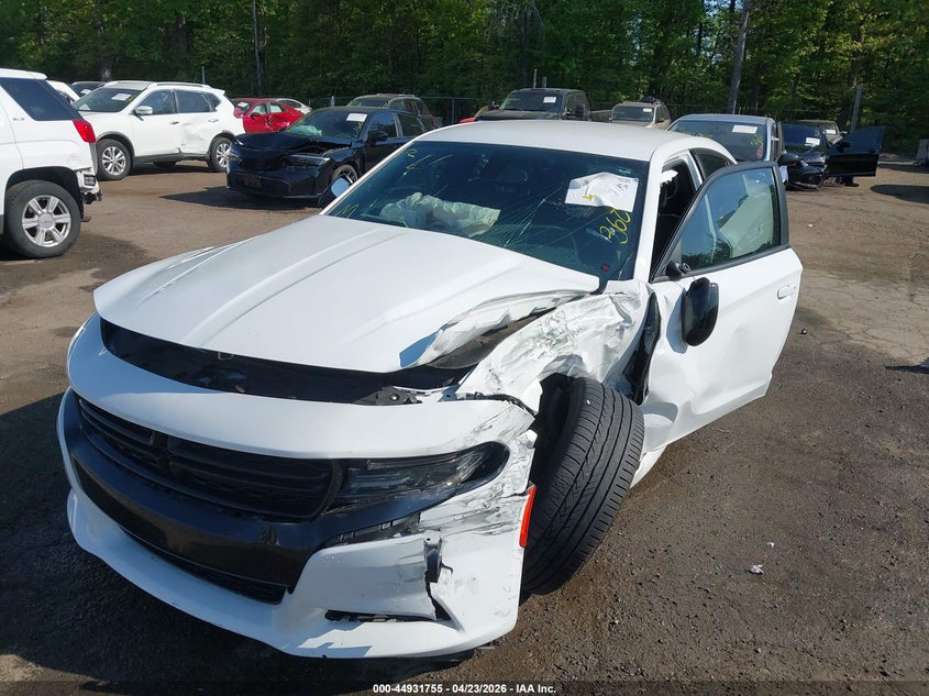 2020 Dodge Charger VIN 2C3CDXBGXLH176675 IAAI salvage auction — LEFT SIDE, Salvage Title, sold $2,150 on 2026-08-01 (photo 2)