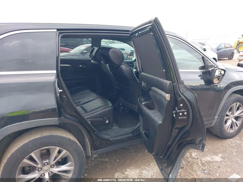 2014 Toyota Highlander VIN 5TDKKRFH3ES016072 IAAI salvage auction — FRONT END, Original (Texas), sold $7,050 on 2026-07-23 (photo 8)