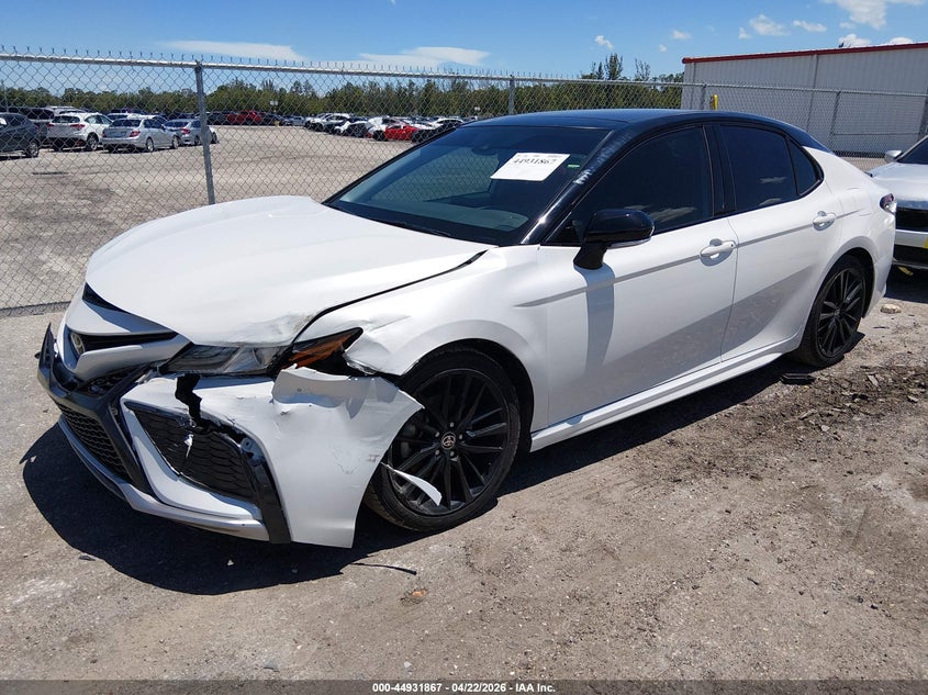 2022 Toyota Camry VIN 4T1K61AK9NU006100 IAAI salvage auction — FRONT END, Salvage Title, sold $10,000 on 2026-07-09 (photo 2)