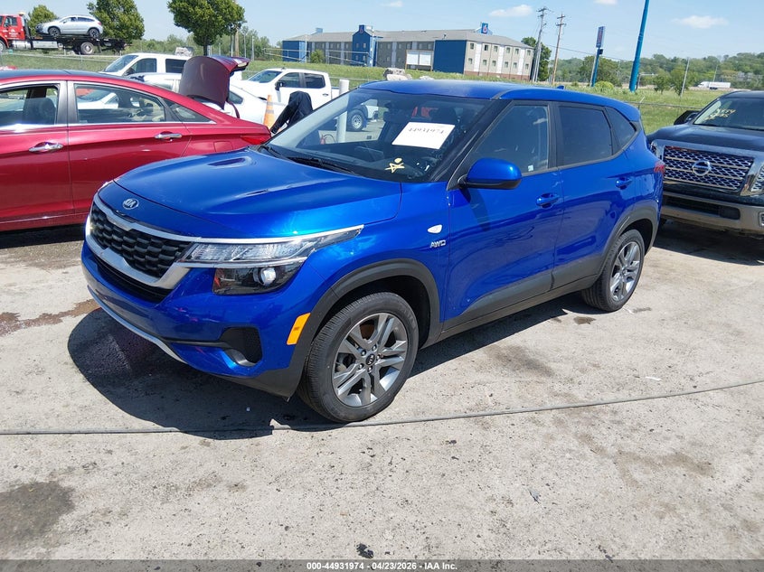 2021 Kia Seltos VIN KNDEPCAA3M7187242 IAAI salvage auction — FRONT END, Salvage (Missouri), sold $3,000 on 2026-07-18 (photo 2)