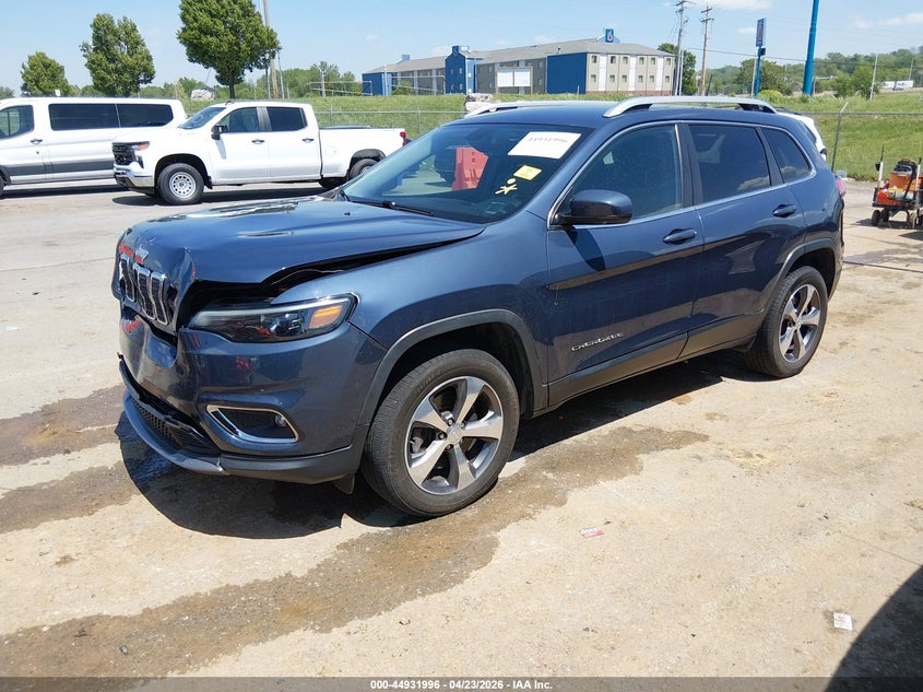 2019 Jeep Cherokee VIN 1C4PJMDX4KD472871 IAAI salvage auction — FRONT END, Salvage (Missouri), sold $1,600 on 2026-07-17 (photo 2)
