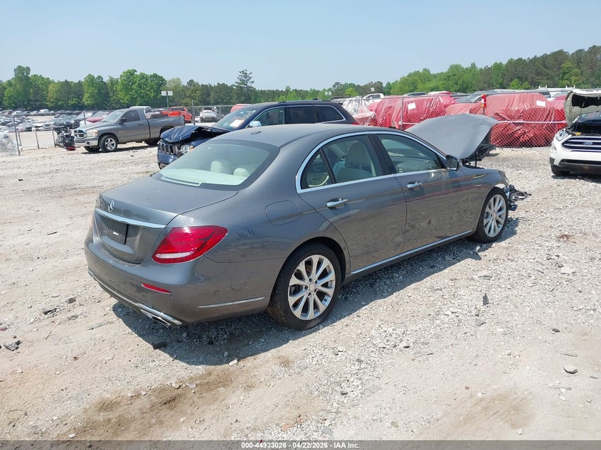 2017 Mercedes-benz E-klasse VIN WDDZF4JB7HA076033 IAAI salvage auction — FRONT END, Salvage (California), sold $1,300 on 2026-07-24 (photo 4)