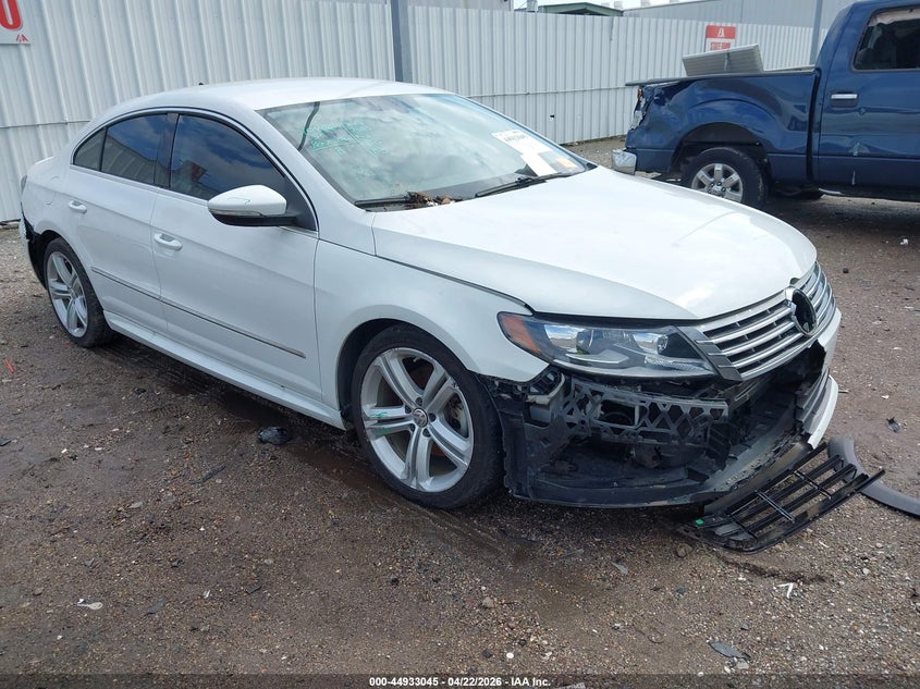 2015 Volkswagen Passat cc VIN WVWBN7AN5FE828344 IAAI salvage auction — FRONT END, Salvage (Texas), sold $2,350 on 2026-07-10 (photo 1)