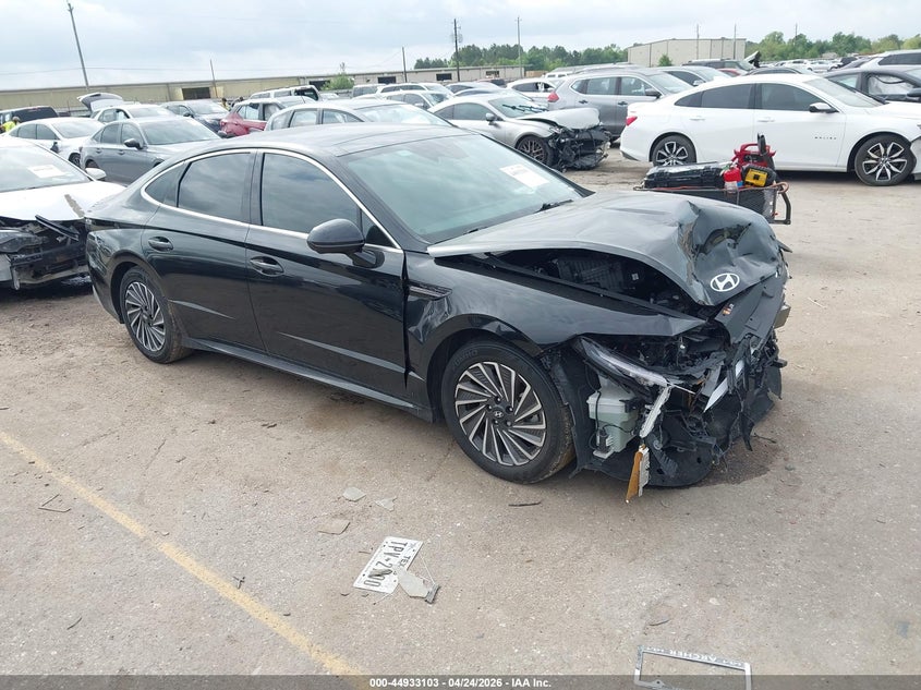 2024 Hyundai Sonata VIN KMHL54JJ9RA089745 IAAI salvage auction — FRONT END, Original (Texas), sold $6,500 on 2026-07-15 (photo 1)